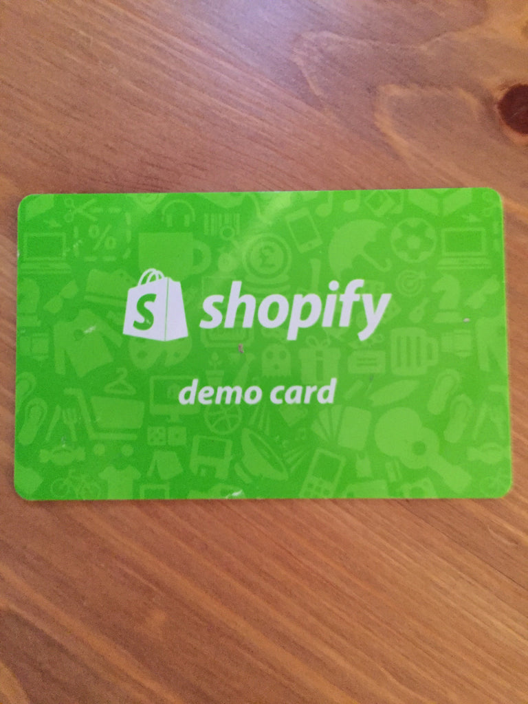 Shopify Payments Demo Card